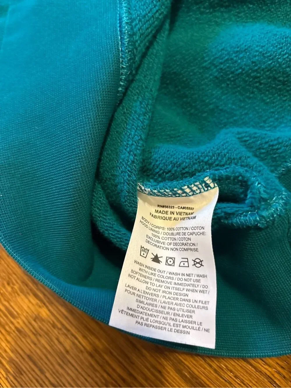 Jordan air teal green hoodie sweatshirt M logo
